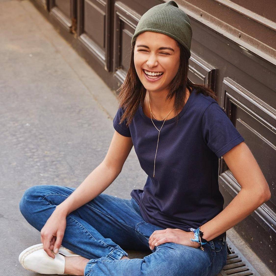 Koszulka damska z bawełny organicznej James+Nicholson