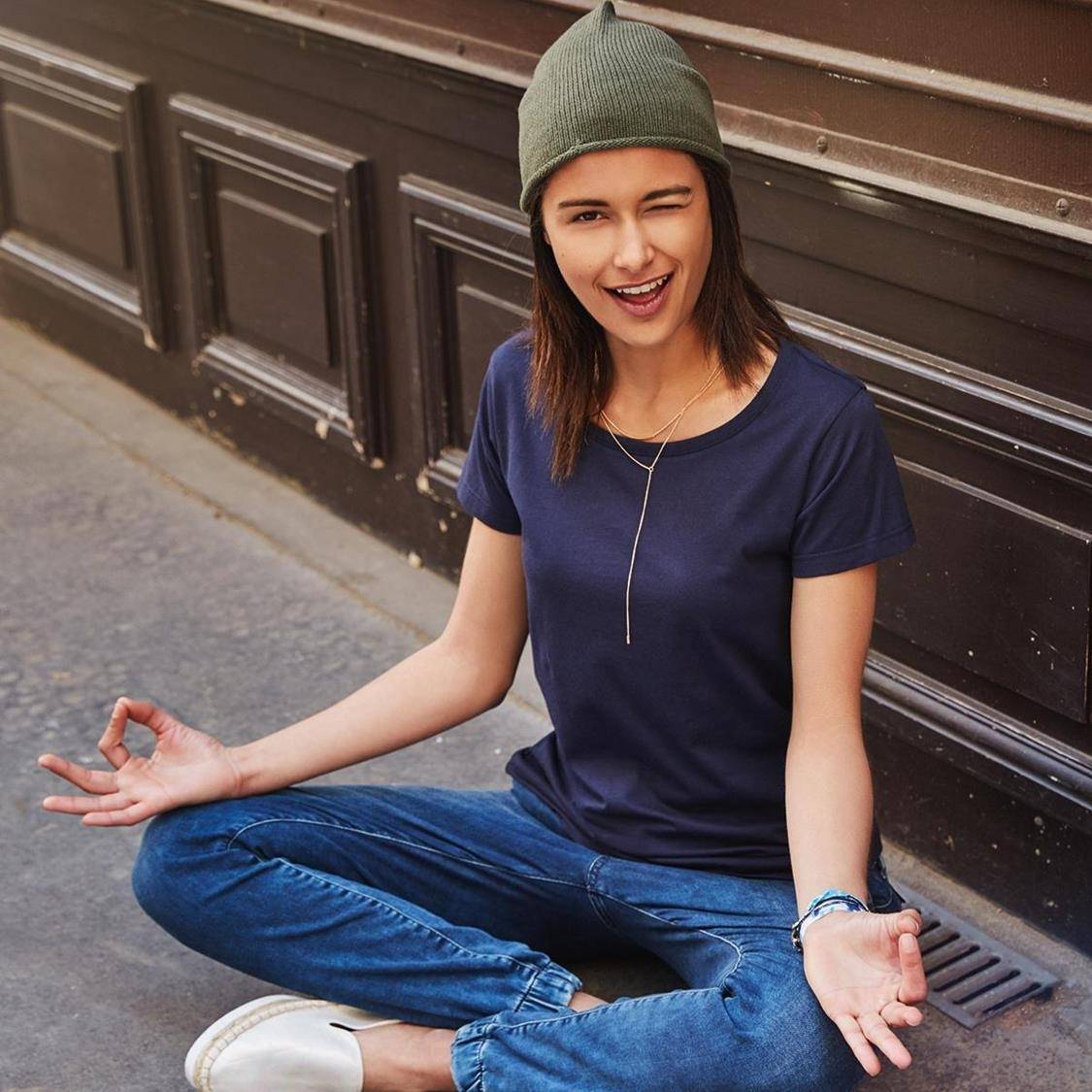 Koszulka damska z bawełny organicznej James+Nicholson