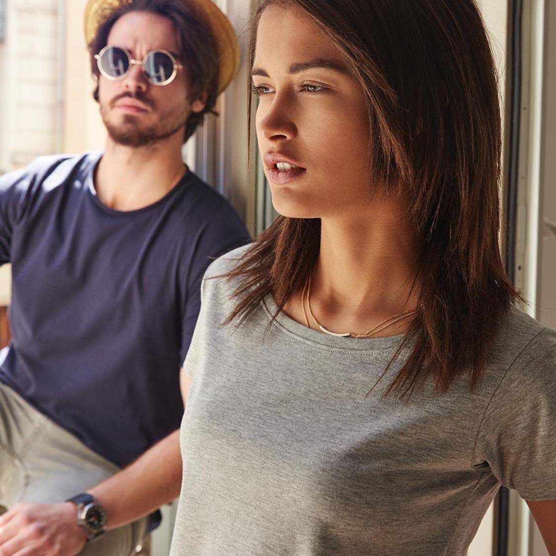 Koszulka damska z bawełny organicznej James+Nicholson