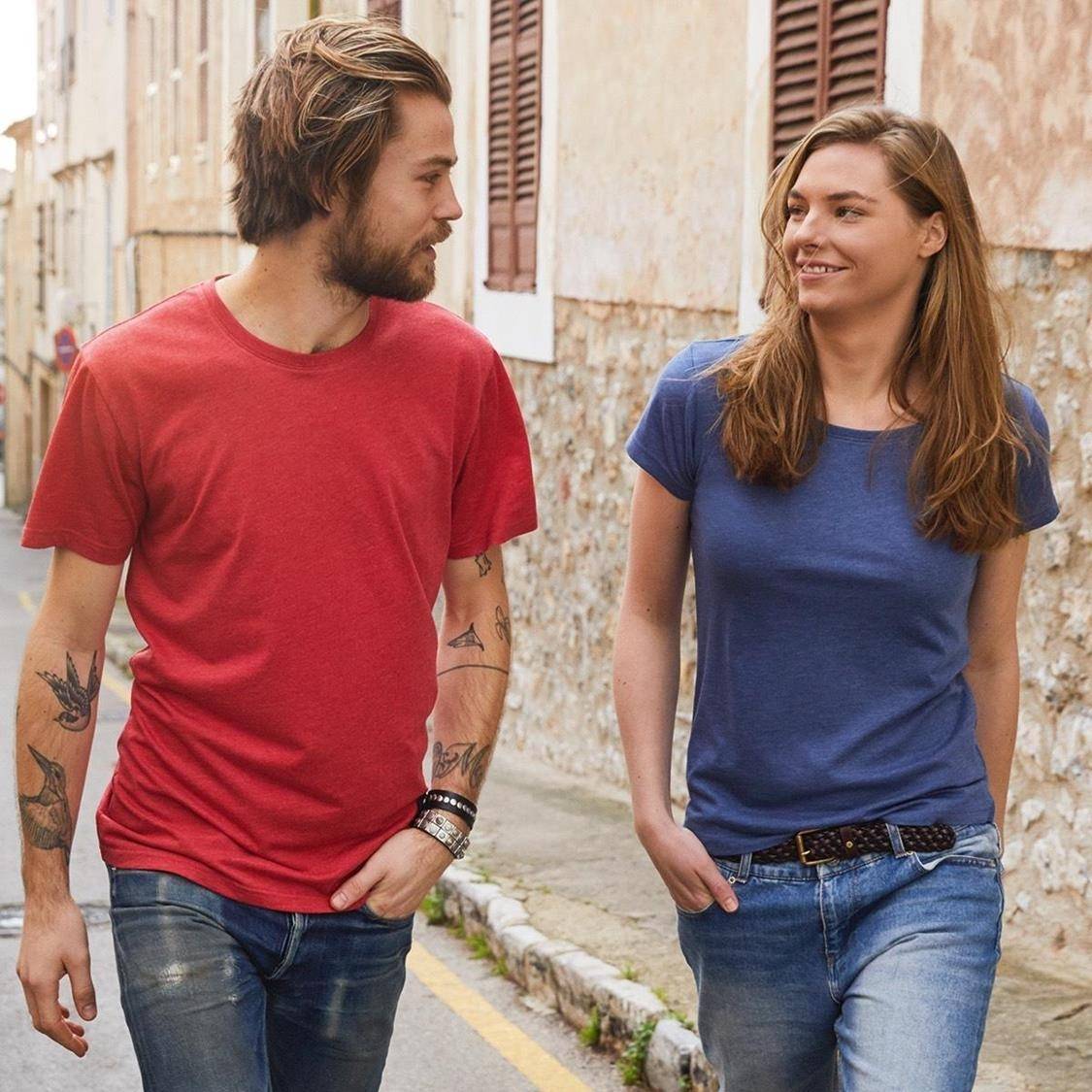 Koszulka damska z bawełny organicznej James+Nicholson