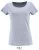 Koszulka damska z bawełny organicznej o dopasowanym fasonie