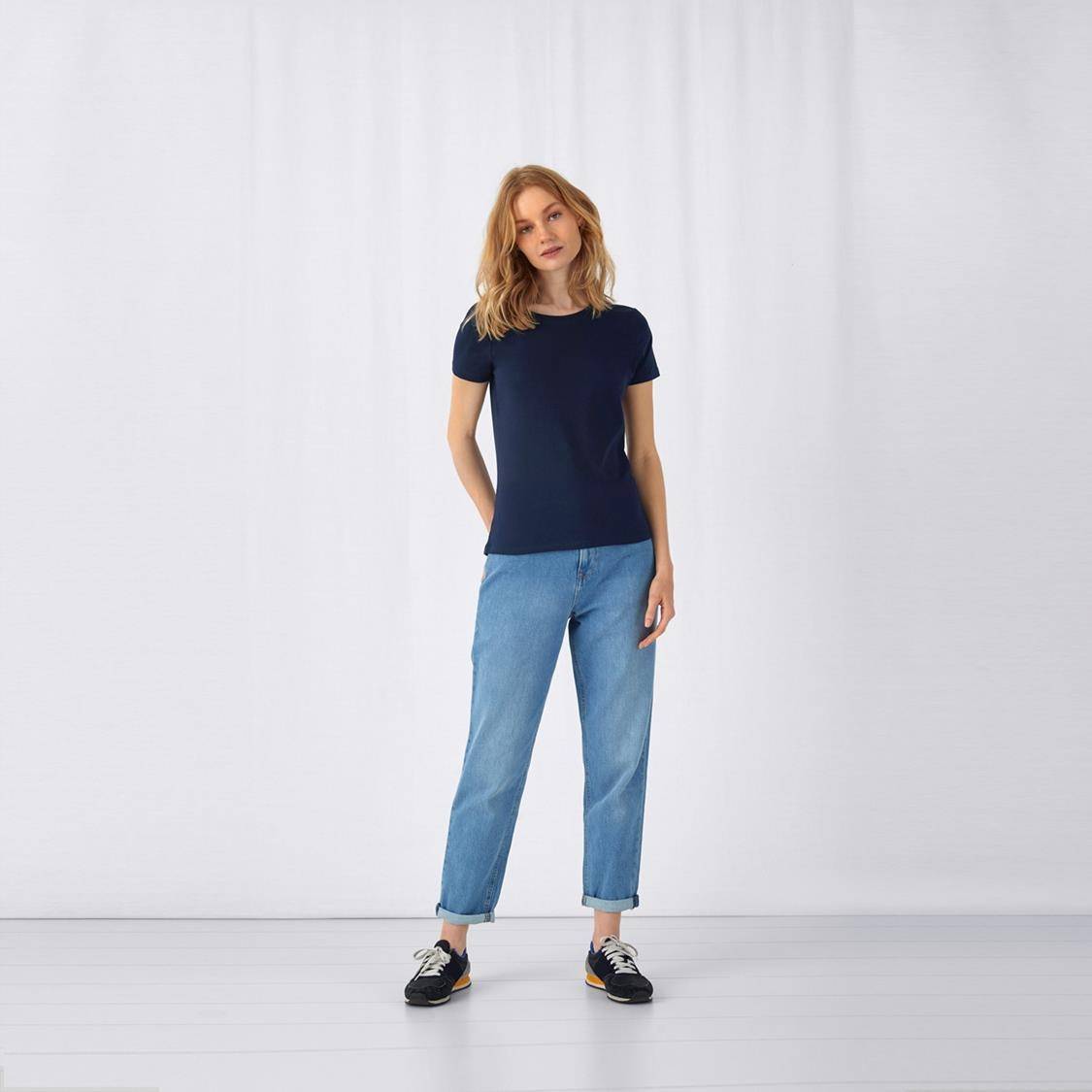 Koszulka damska z bawełny organicznej o miękkiej strukturze