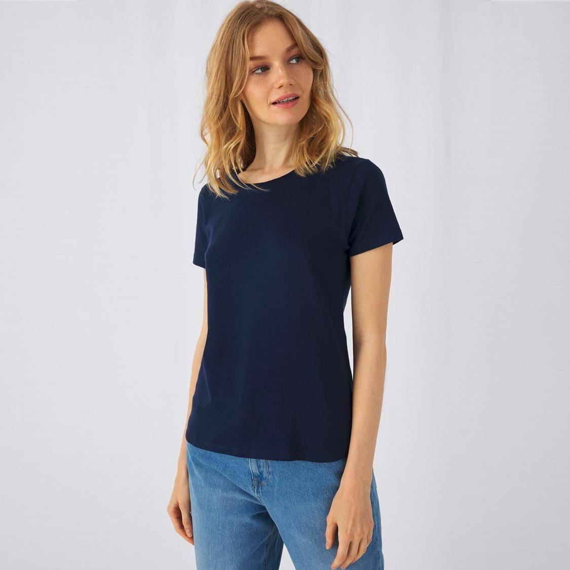 Koszulka damska z bawełny organicznej o miękkiej strukturze