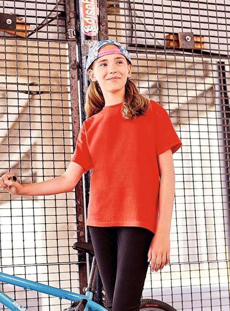 Koszulka dziecięca Russell bez szwów bocznych