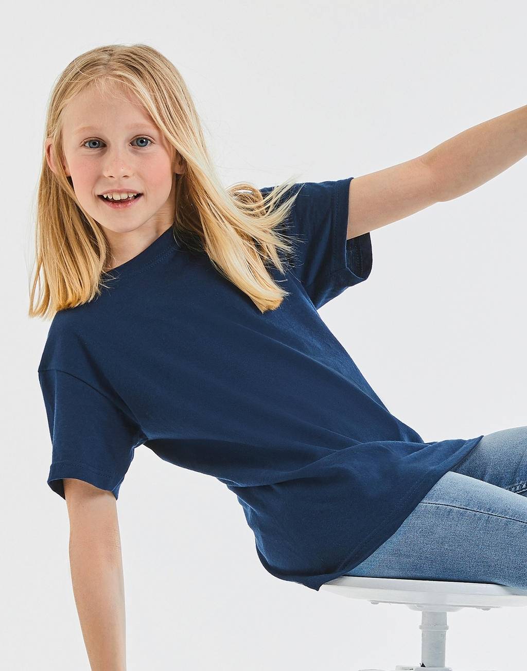 Koszulka dziecięca Russell bez szwów bocznych