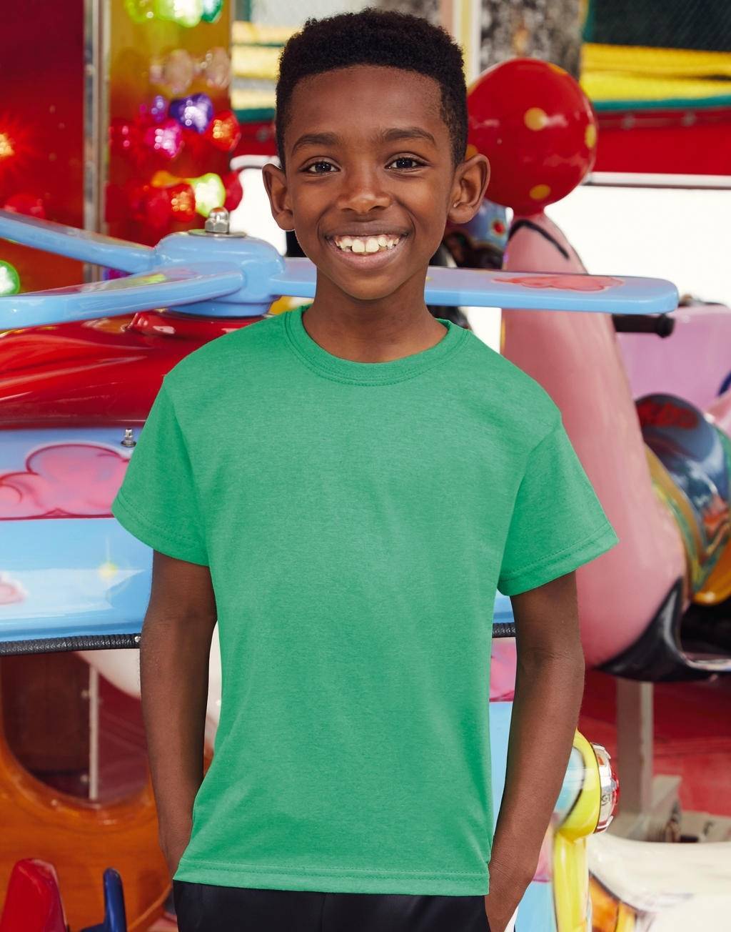 Koszulka dziecięca z materiału o drobnym splocie