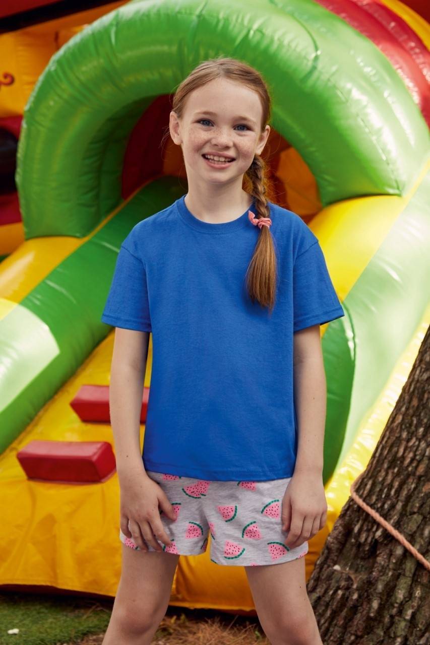 Koszulka dziecięca z materiału o drobnym splocie