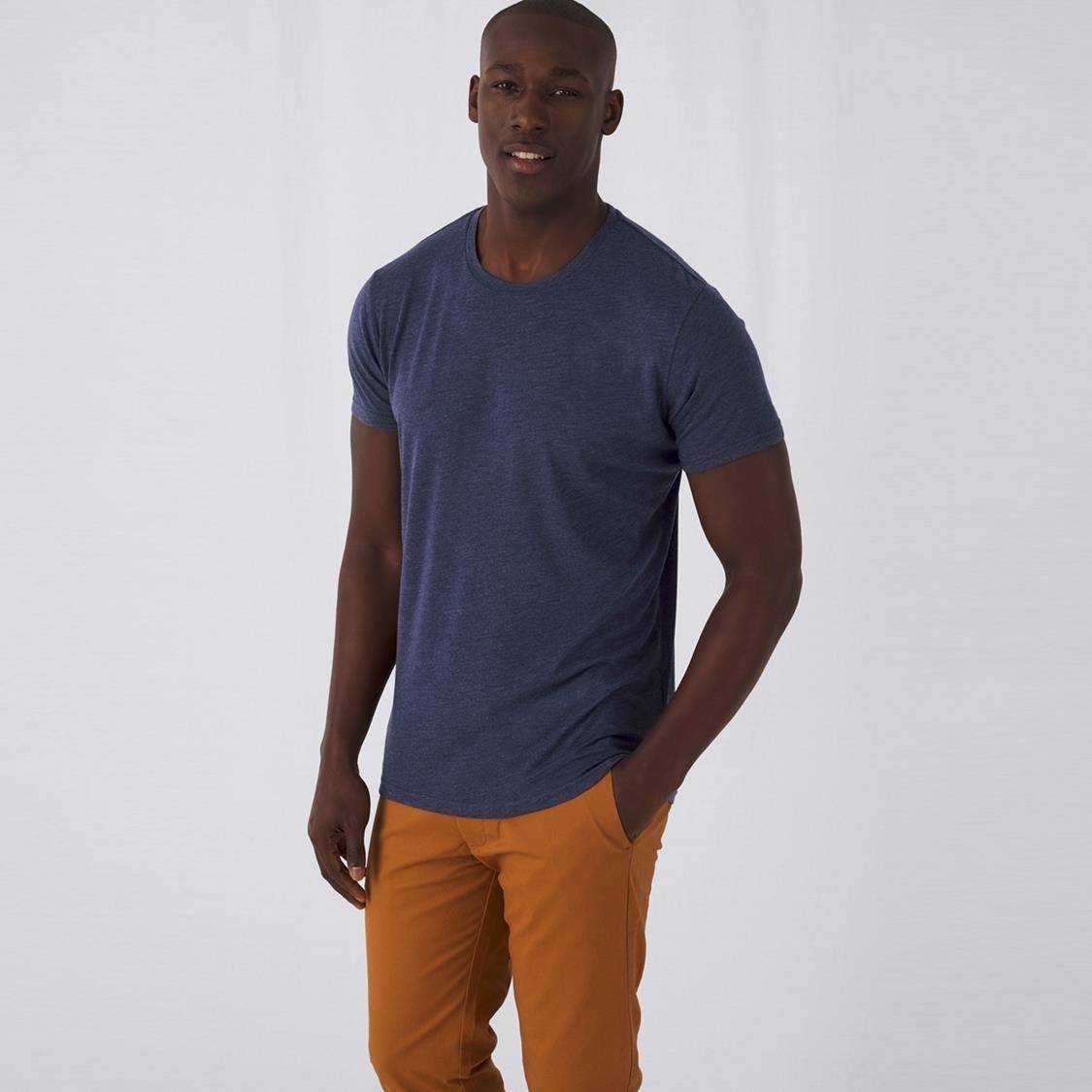 Koszulka męska B&C Triblend