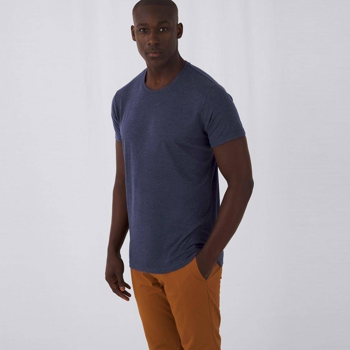 Koszulka męska B&C Triblend