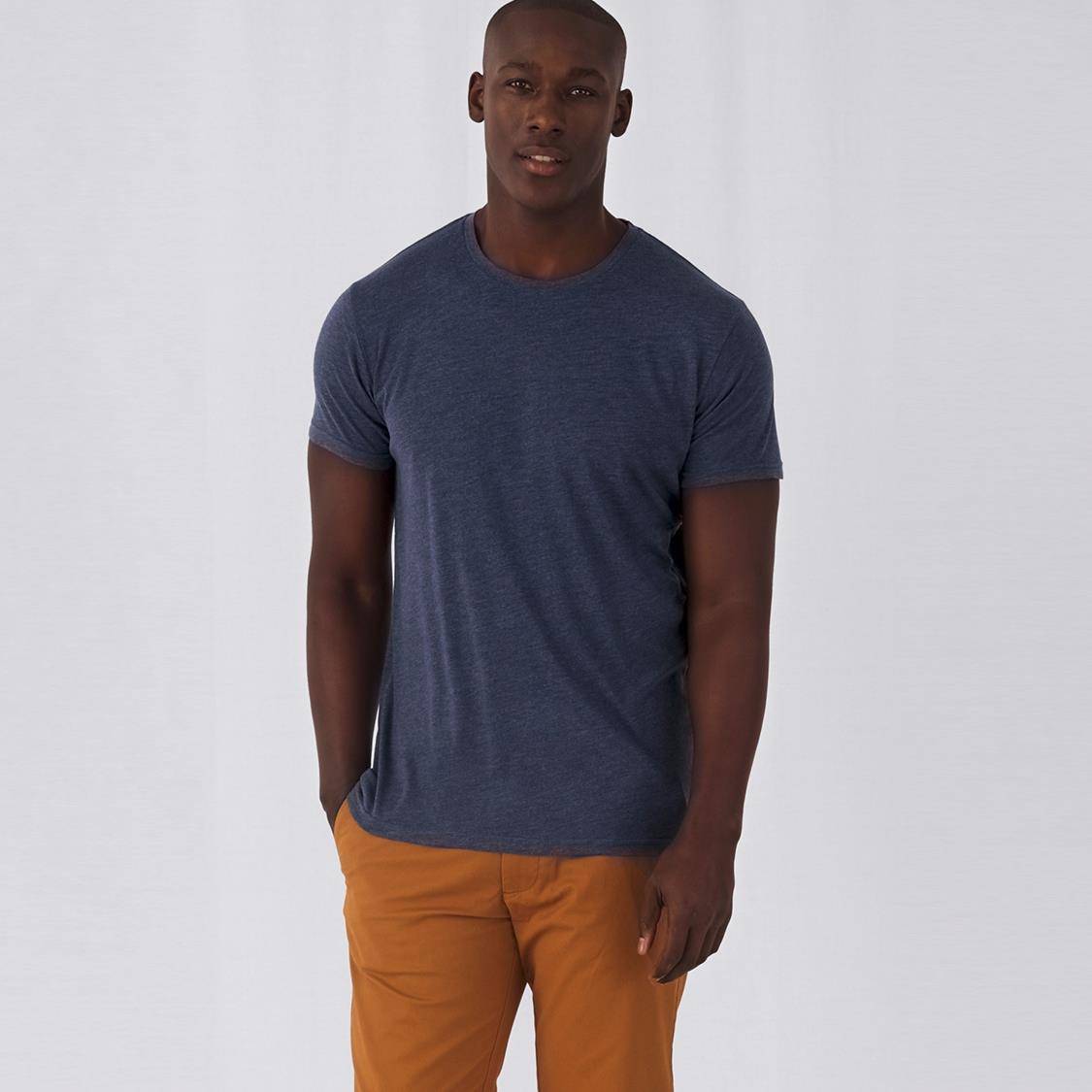 Koszulka męska B&C Triblend