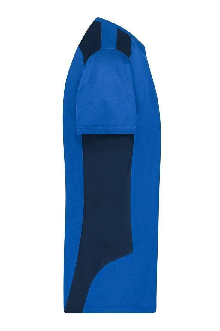 Koszulka męska dwukolorowa, wytrzymała - uszyta z ekologicznych materiałów