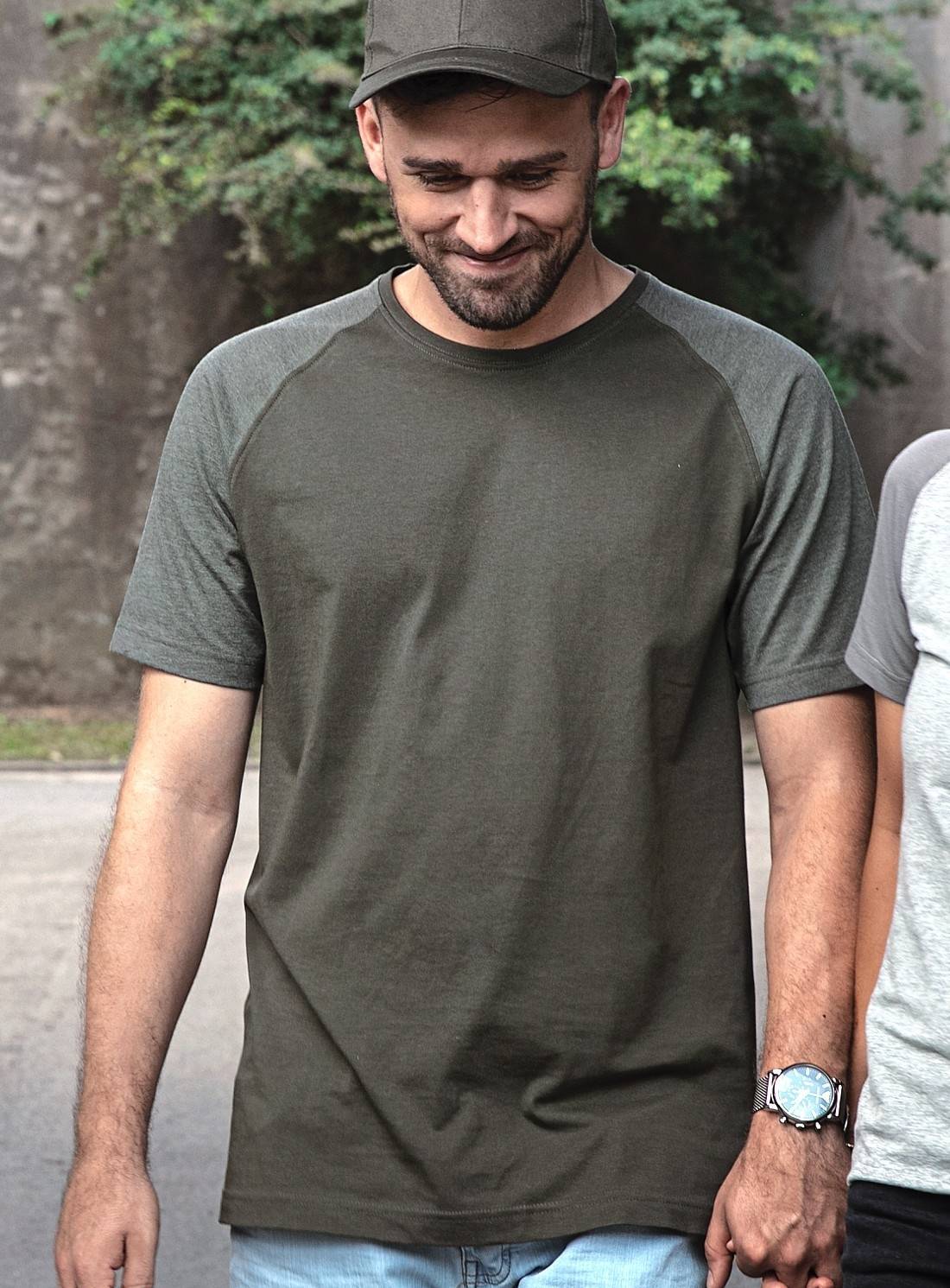 Koszulka męska Miners Mate z kontrastowymi rękawkami