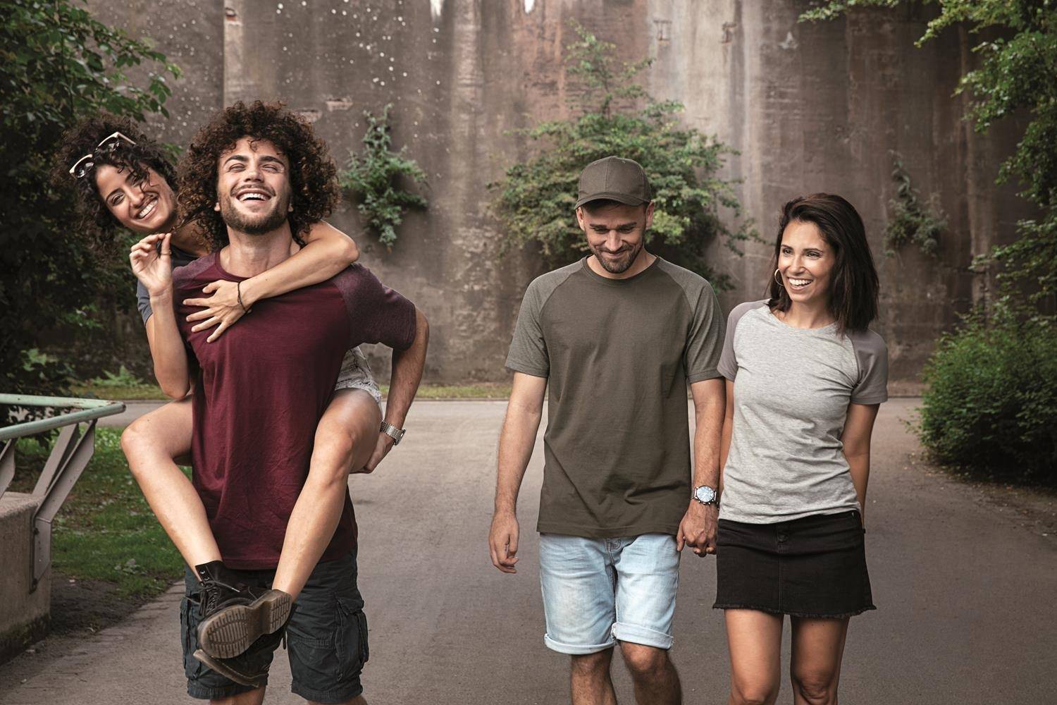 Koszulka męska Miners Mate z kontrastowymi rękawkami