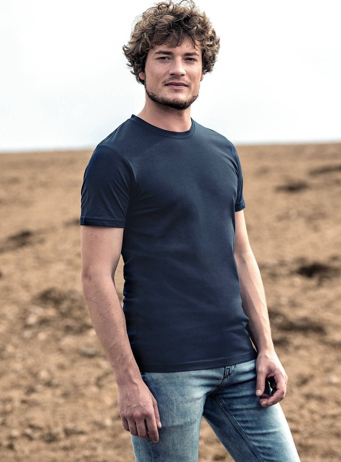 Koszulka męska o zwężonym fasonie HRM