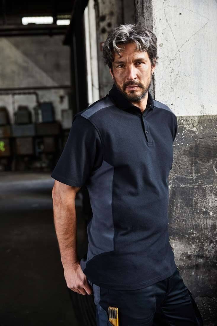 Koszulka męska polo o wytrzymałych parametrach, uszyta z ekologicznych materiałów