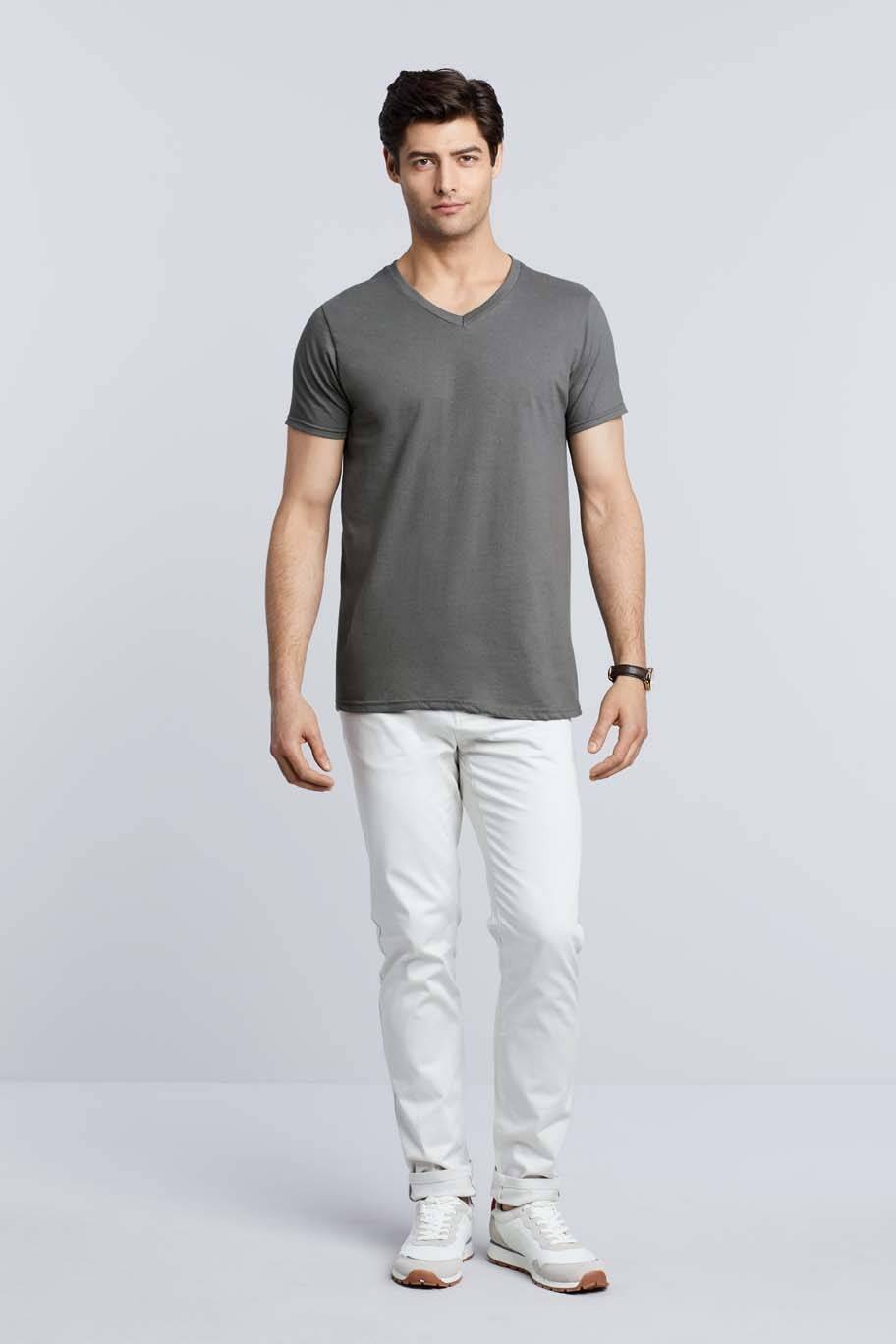 Koszulka męska Softstyle V-Neck