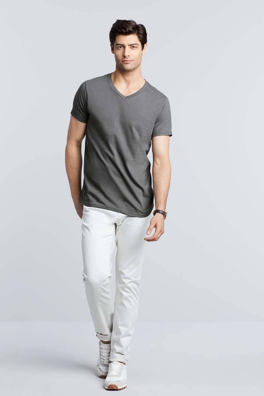 Koszulka męska Softstyle V-Neck