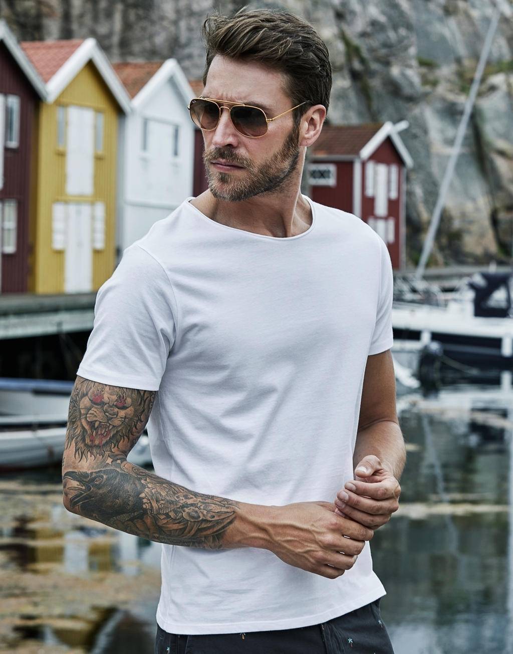 Koszulka męska t-shirt Tee Jays Raw Edge