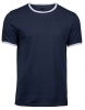 Koszulka męska Tee Jays o dopasowanym fasonie z kontrastowymi lamówkami