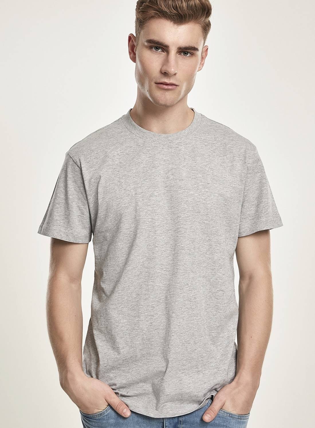 Koszulka męska z bawełny czesanej o klasycznym kroju