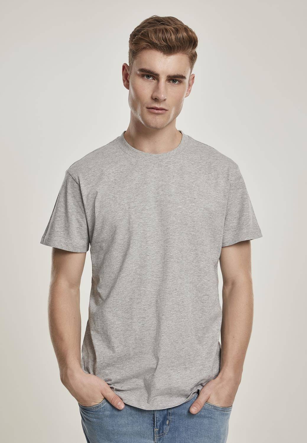 Koszulka męska z bawełny czesanej o klasycznym kroju