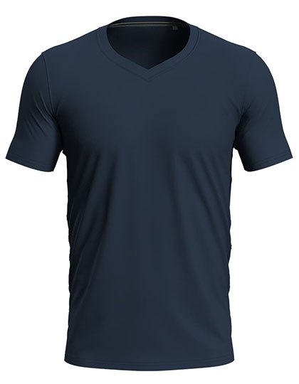 Koszulka męska z krótkim rękawem model V-Neck Clive