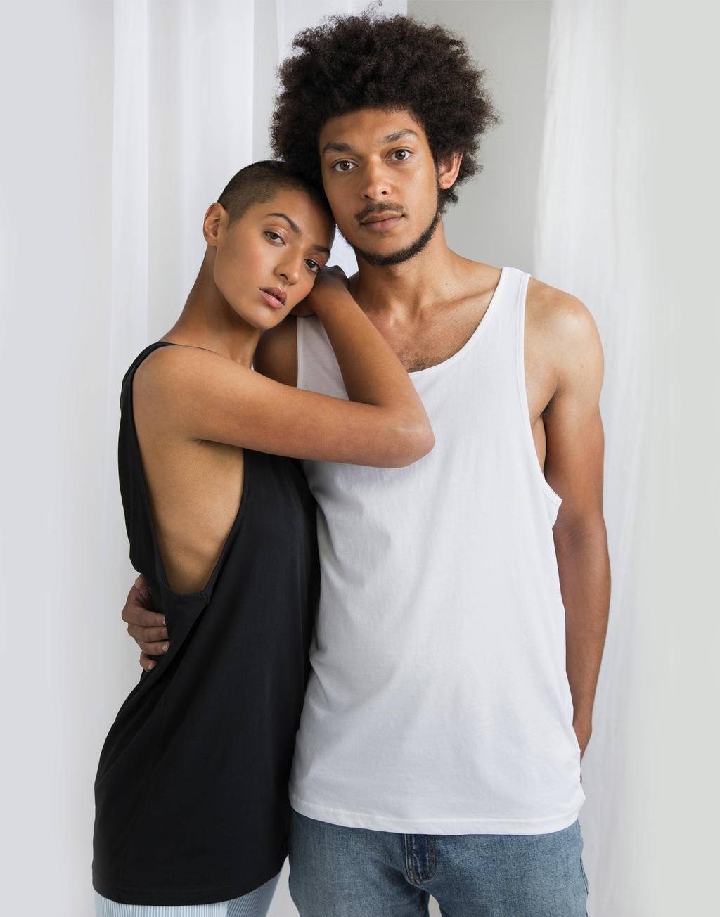 Koszulka na ramiączkach z bawełny organicznej Mantis