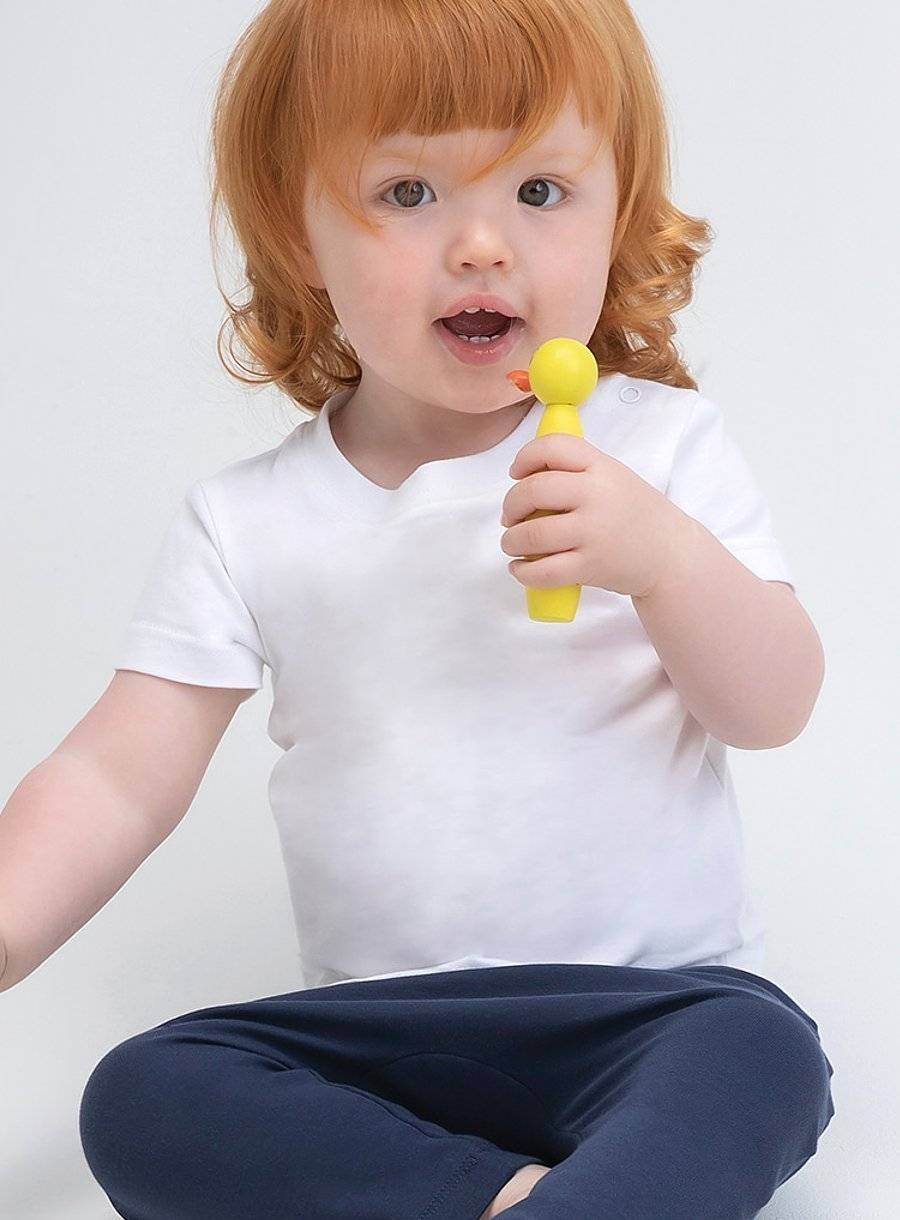 Koszulka niemowlęca z bawełny organicznej o splocie single jersey