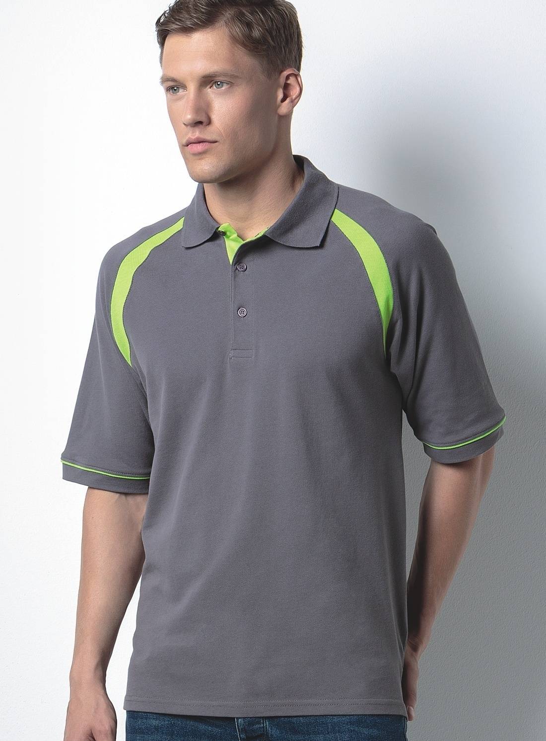 Koszulka polo męska dwukolorowa Oak Hill