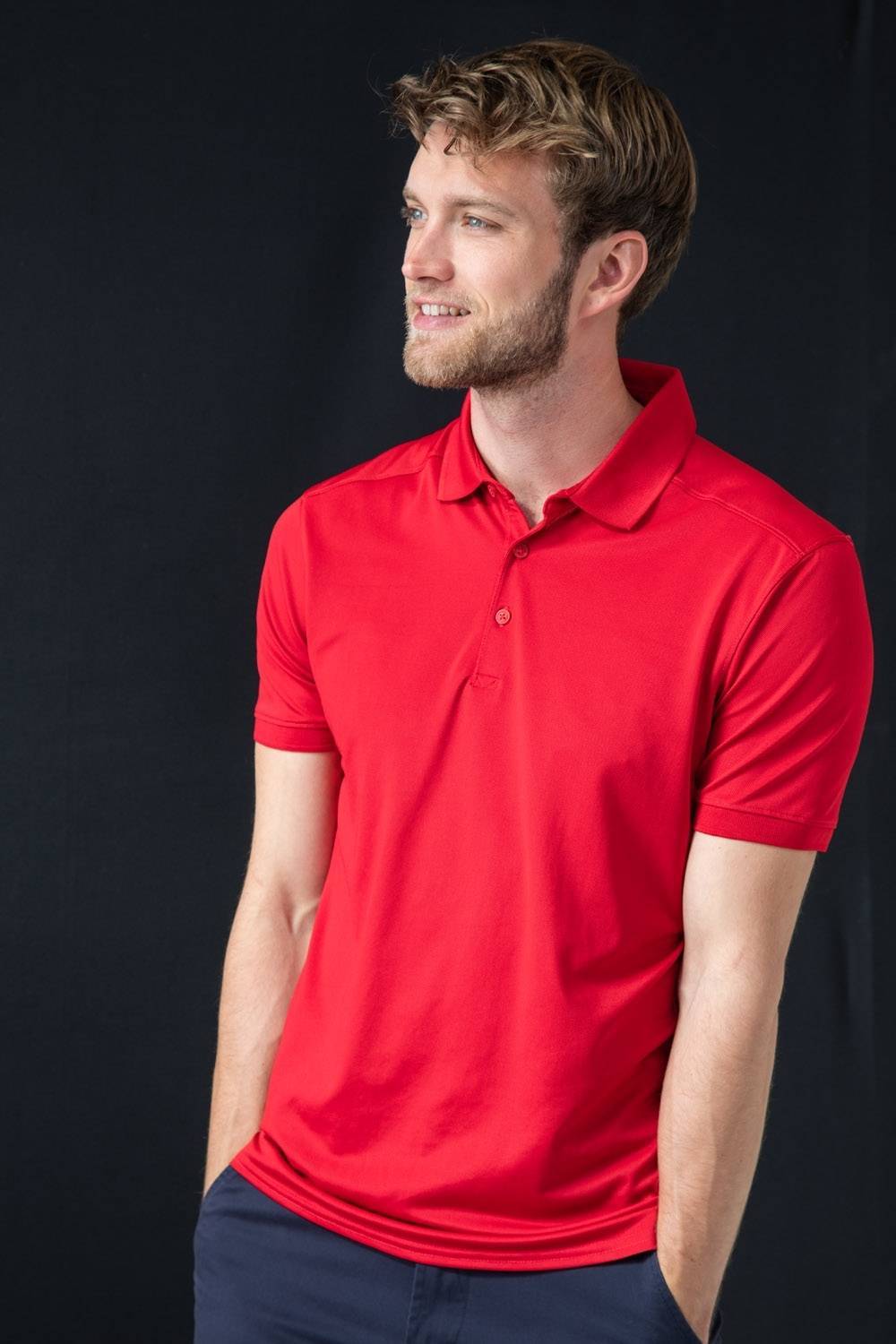 Koszulka polo męska Henbury ze stretchem