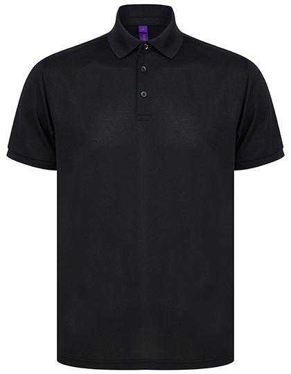 Koszulka polo o klasycznym kroju z oddychającego materiału z recyklingu