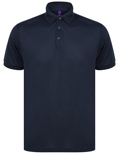 Koszulka polo o klasycznym kroju z oddychającego materiału z recyklingu