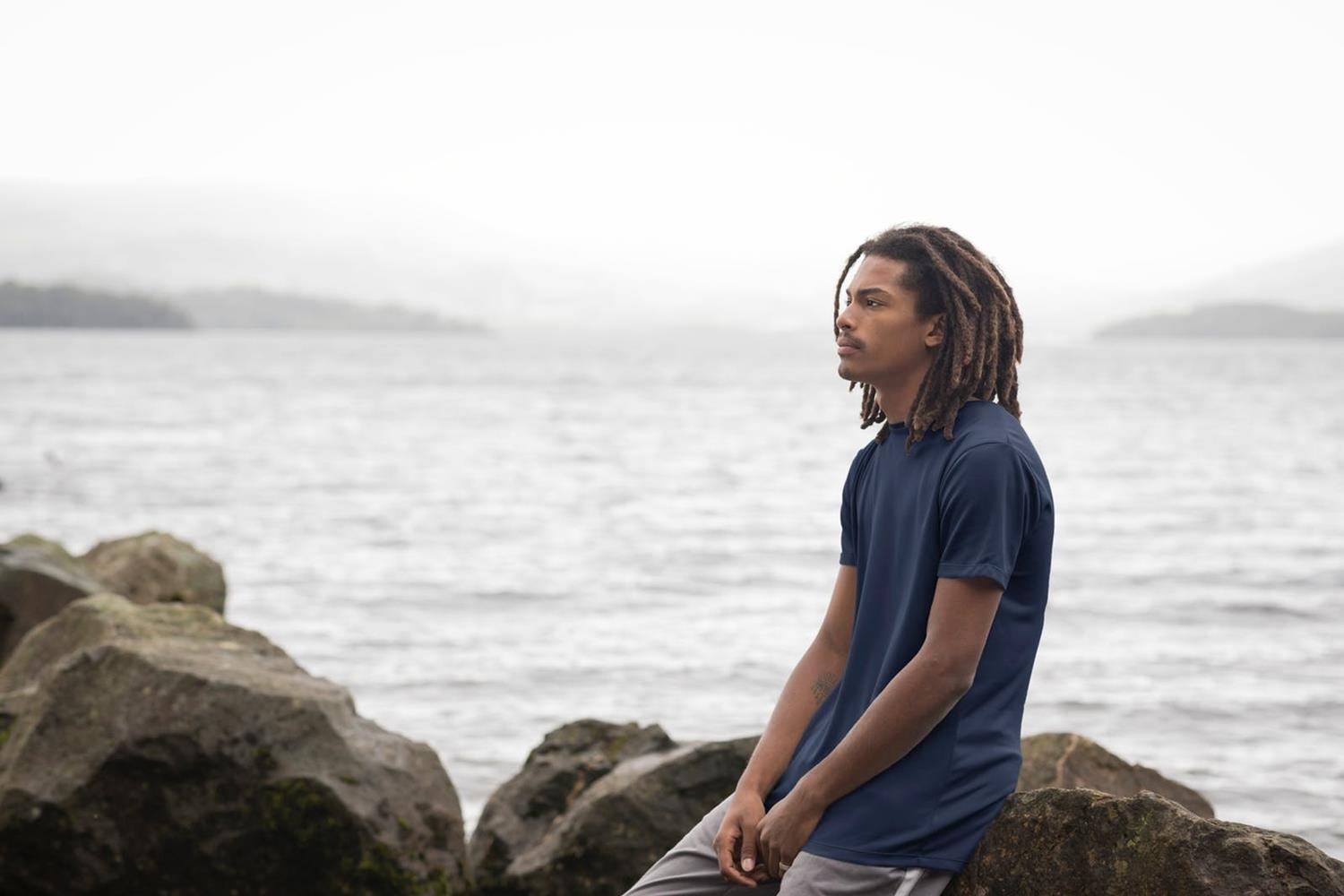 Koszulka sportowa męska z ekologicznego cyklu produkcji