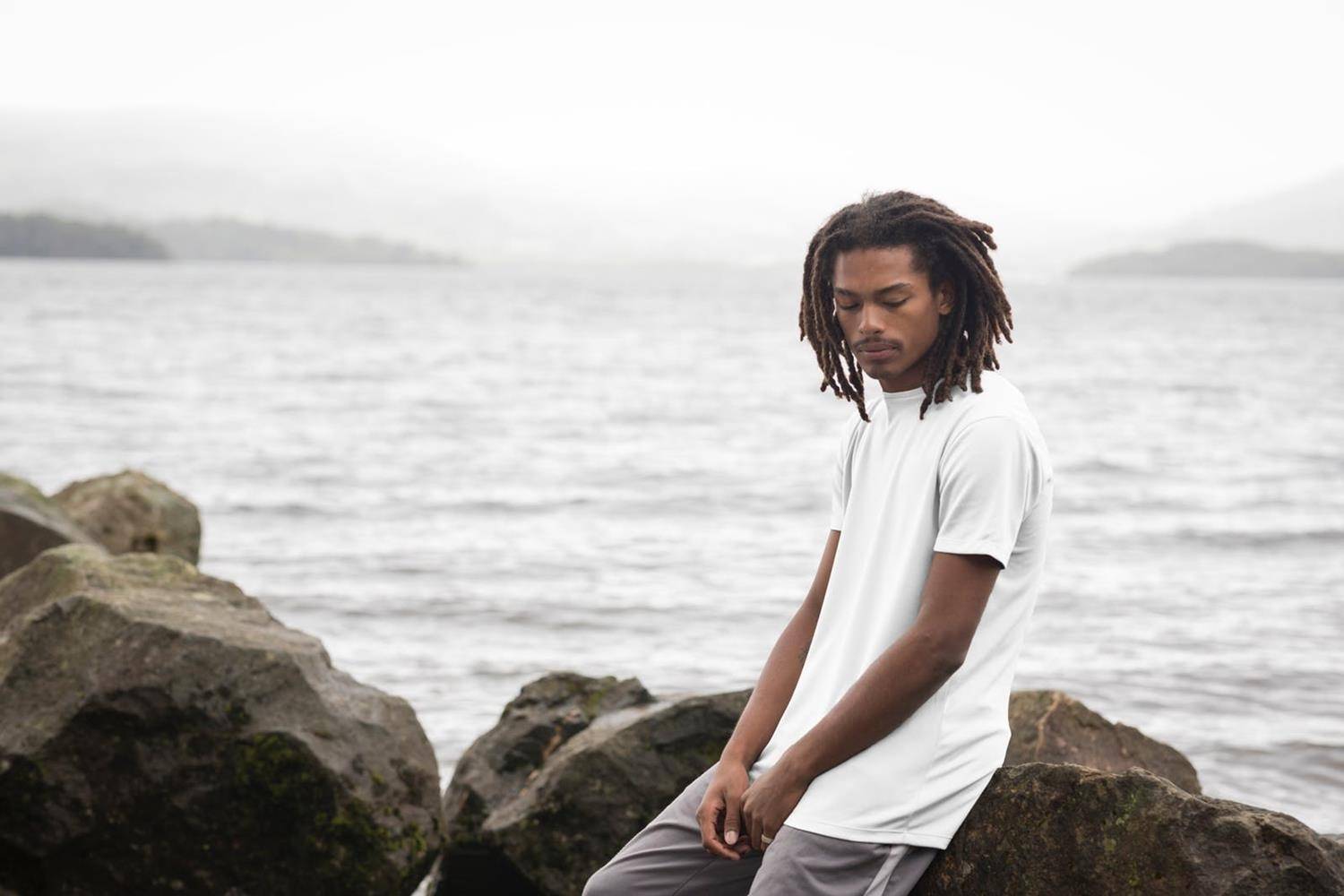 Koszulka sportowa męska z ekologicznego cyklu produkcji