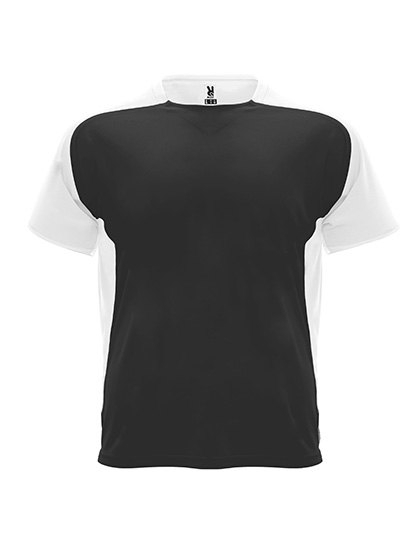 Koszulka sportowa z reglanowymi rękawami w kontrastowych kolorach