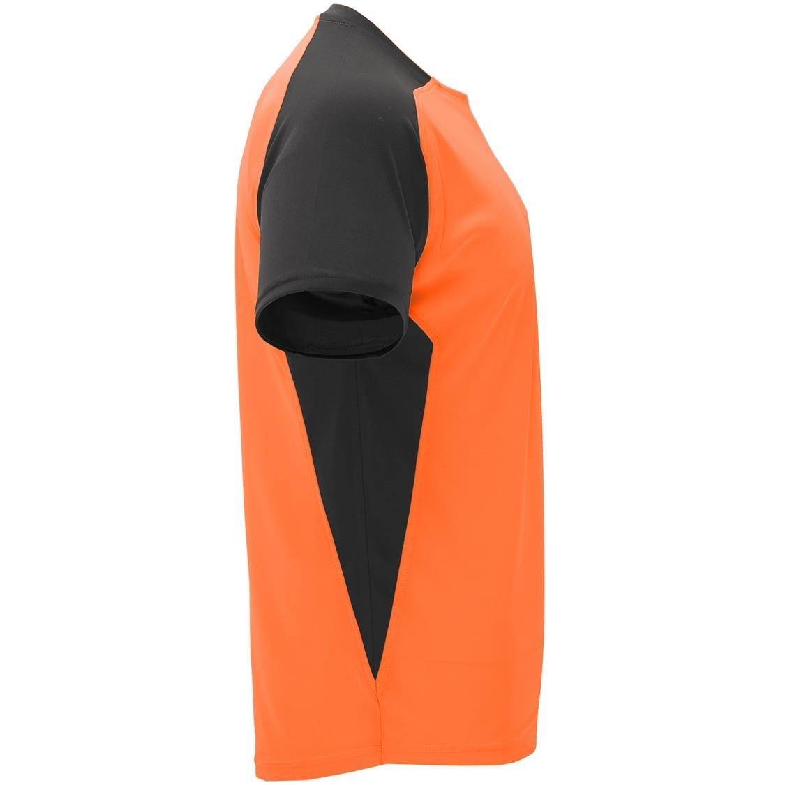 Koszulka sportowa z reglanowymi rękawami w kontrastowych kolorach