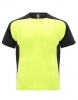 Koszulka sportowa z reglanowymi rękawami w kontrastowych kolorach