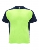 Koszulka sportowa z reglanowymi rękawami w kontrastowych kolorach