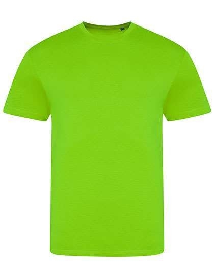 Koszulka T-shirt w jaskrawej kolorystyce o dopasowanym fasonie