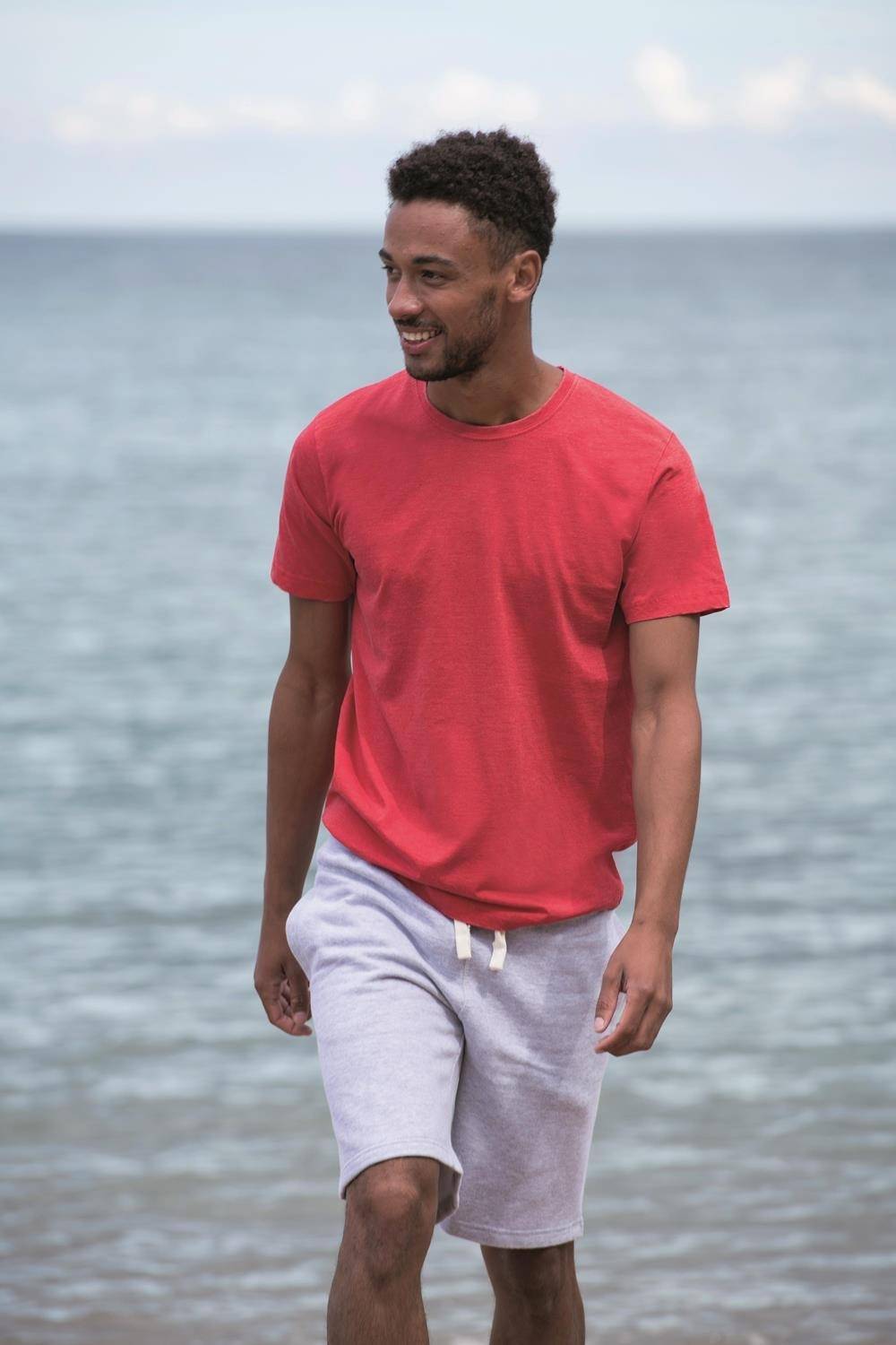 Koszulka t-shirt z efektem sprania – miękka w dotyku