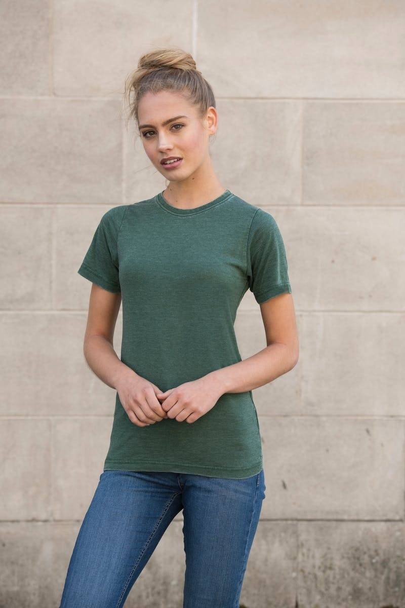 Koszulka t-shirt z efektem sprania – miękka w dotyku