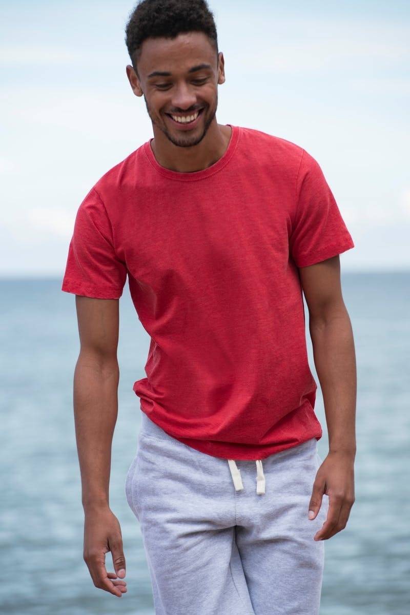 Koszulka t-shirt z efektem sprania – miękka w dotyku