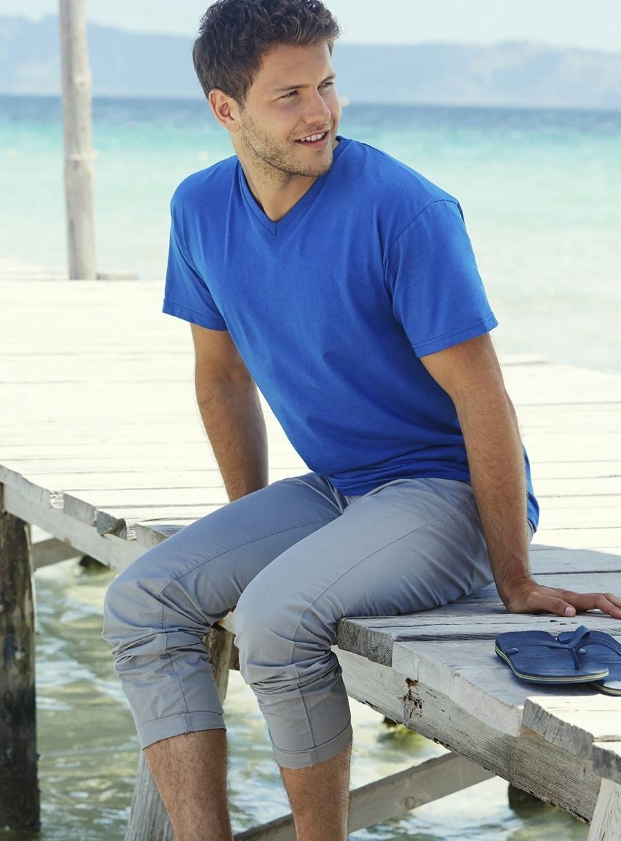 Koszulka typu V-Neck Fruti of the loom