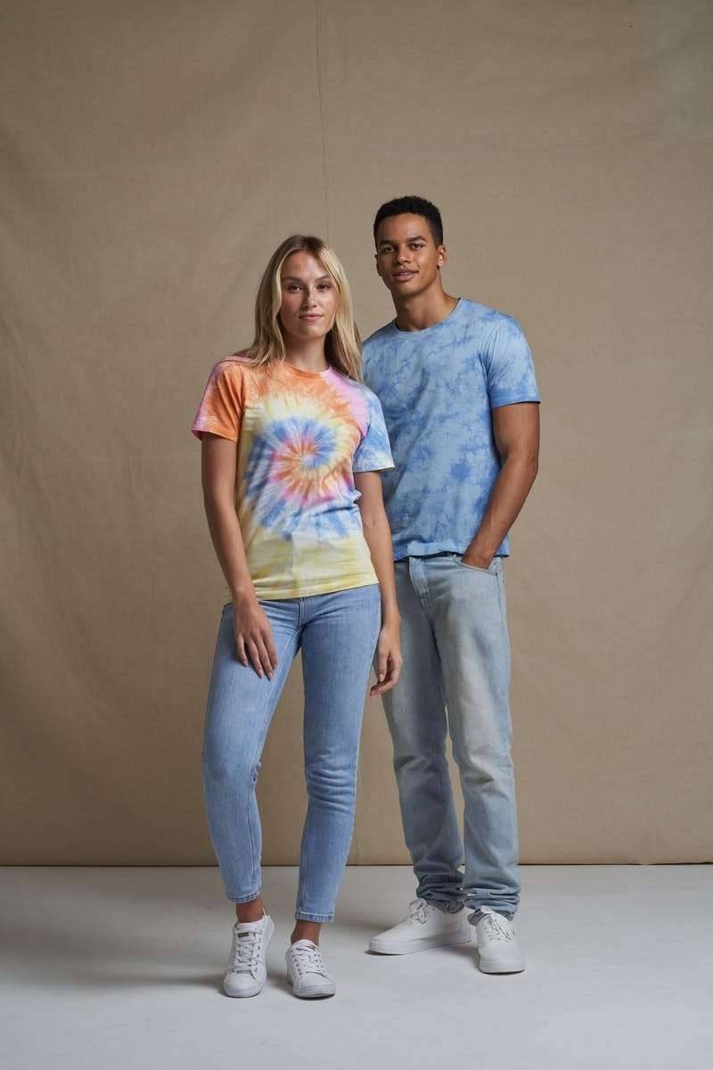 Koszulka wielokolorowa w stylu Tie-Dye