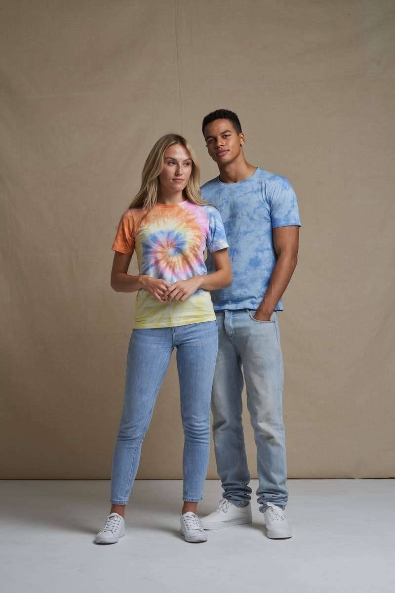 Koszulka wielokolorowa w stylu Tie-Dye