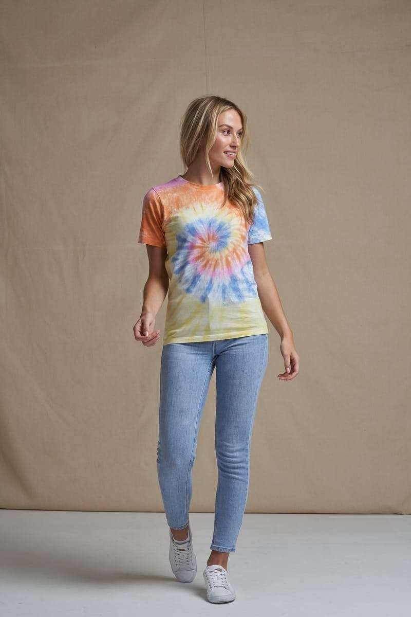 Koszulka wielokolorowa w stylu Tie-Dye