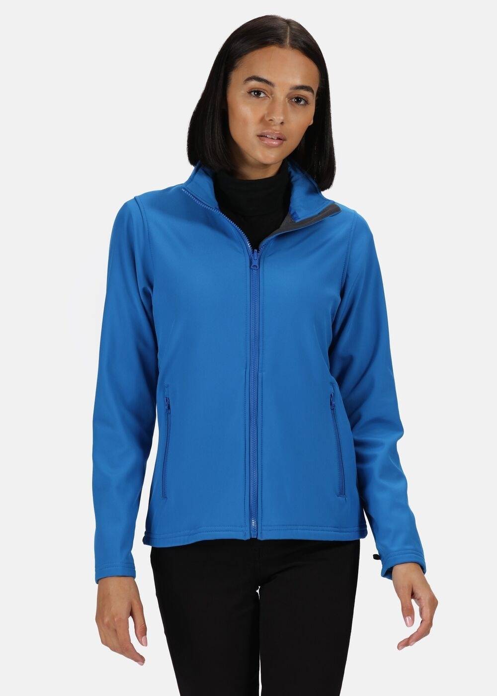 Kurtka damska 3in1 z chowanym kapturem i podpinką softshell