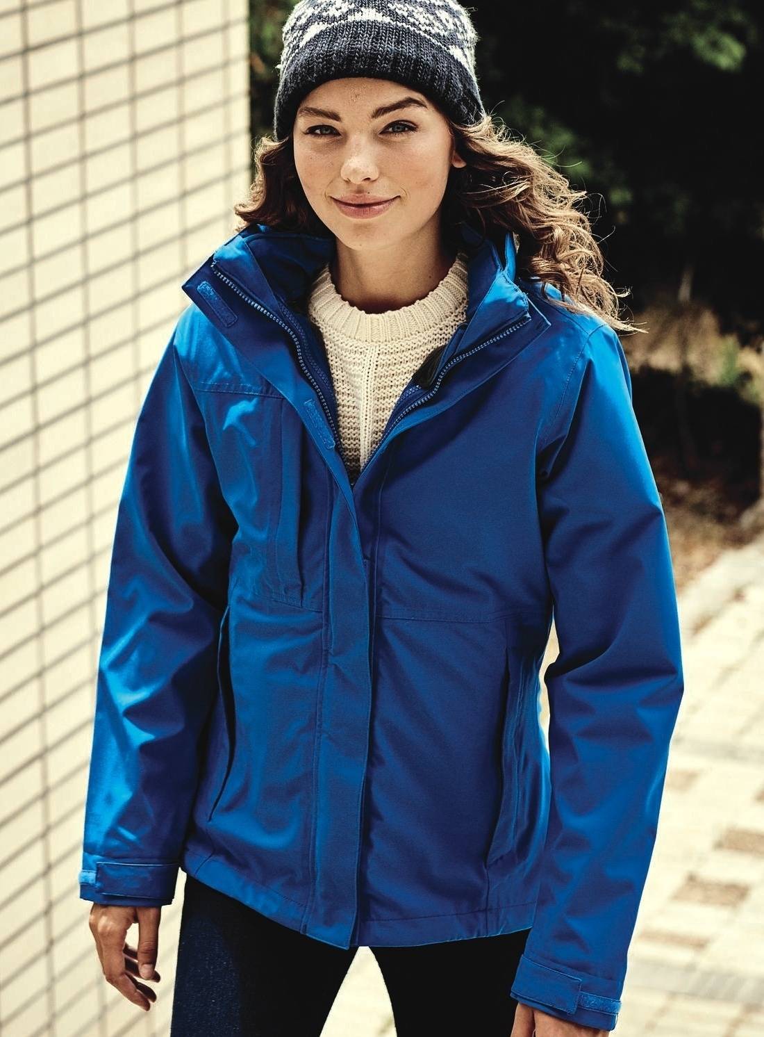 Kurtka damska 3in1 z chowanym kapturem i podpinką softshell