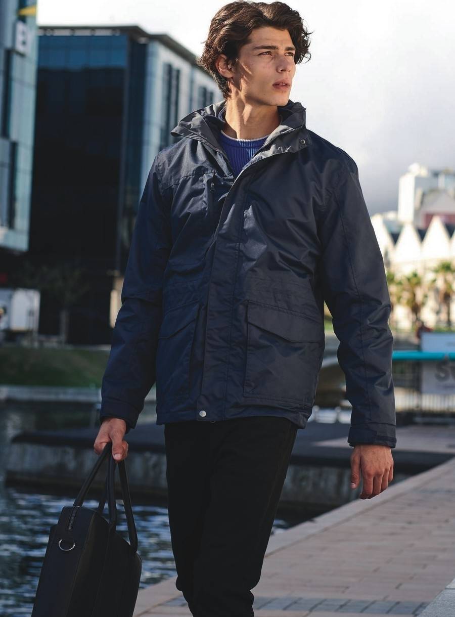 Kurtka męska Regatta z chowanym kapturem i klapą sztormową – 3 w 1