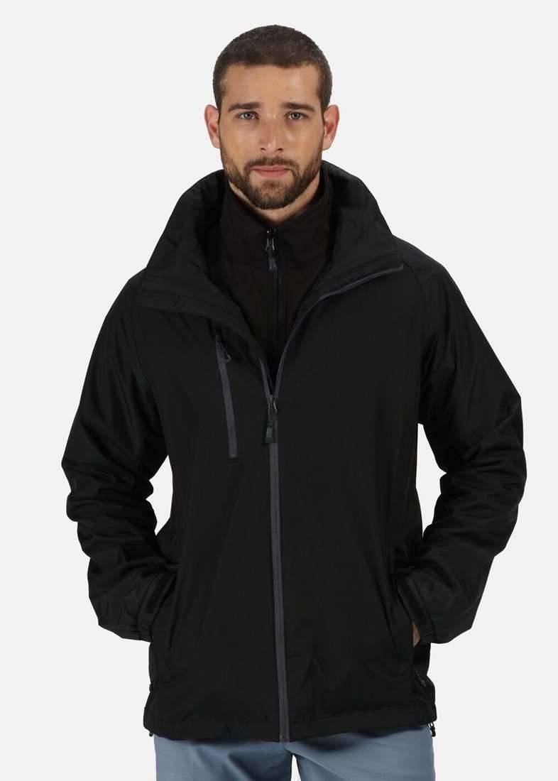 Kurtka męska Regatta z odpinaną bluzą softshell i chowanym kapturem